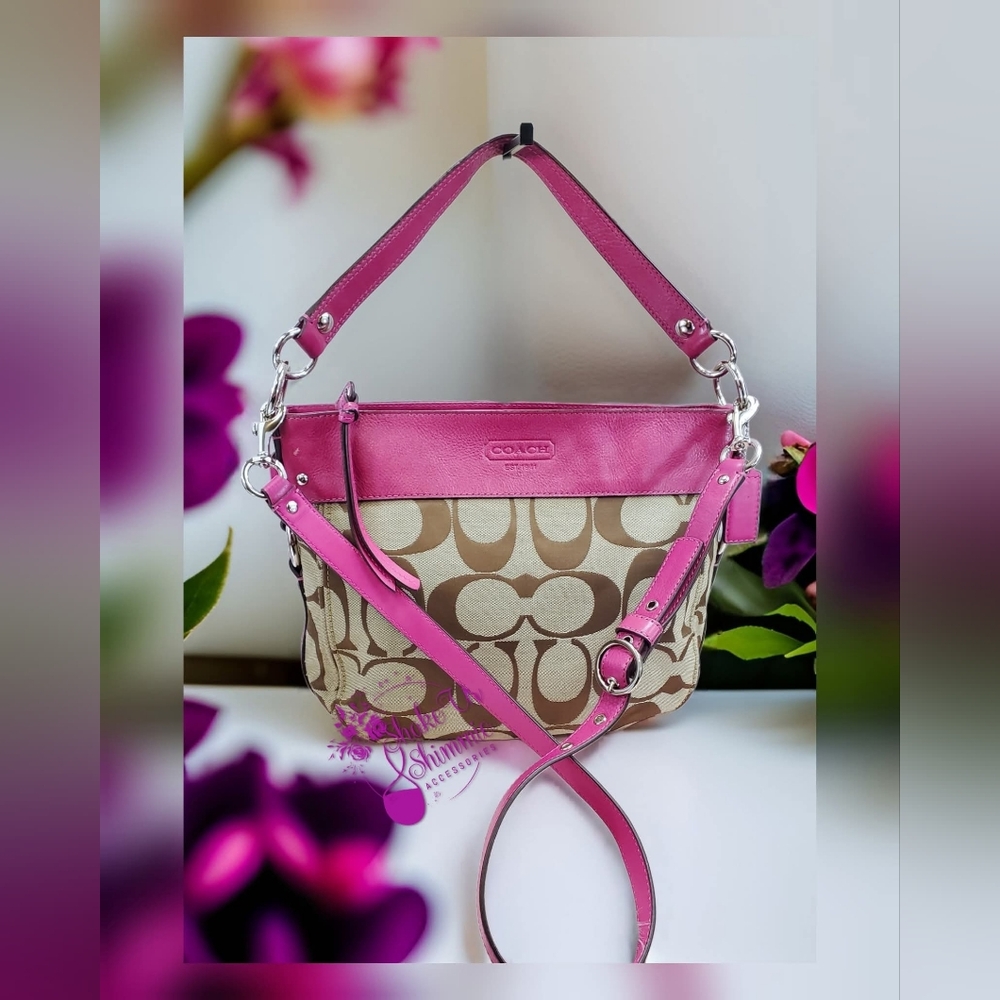 COACH SIGNATURE  ZOE CONVERTIBLE HOBO